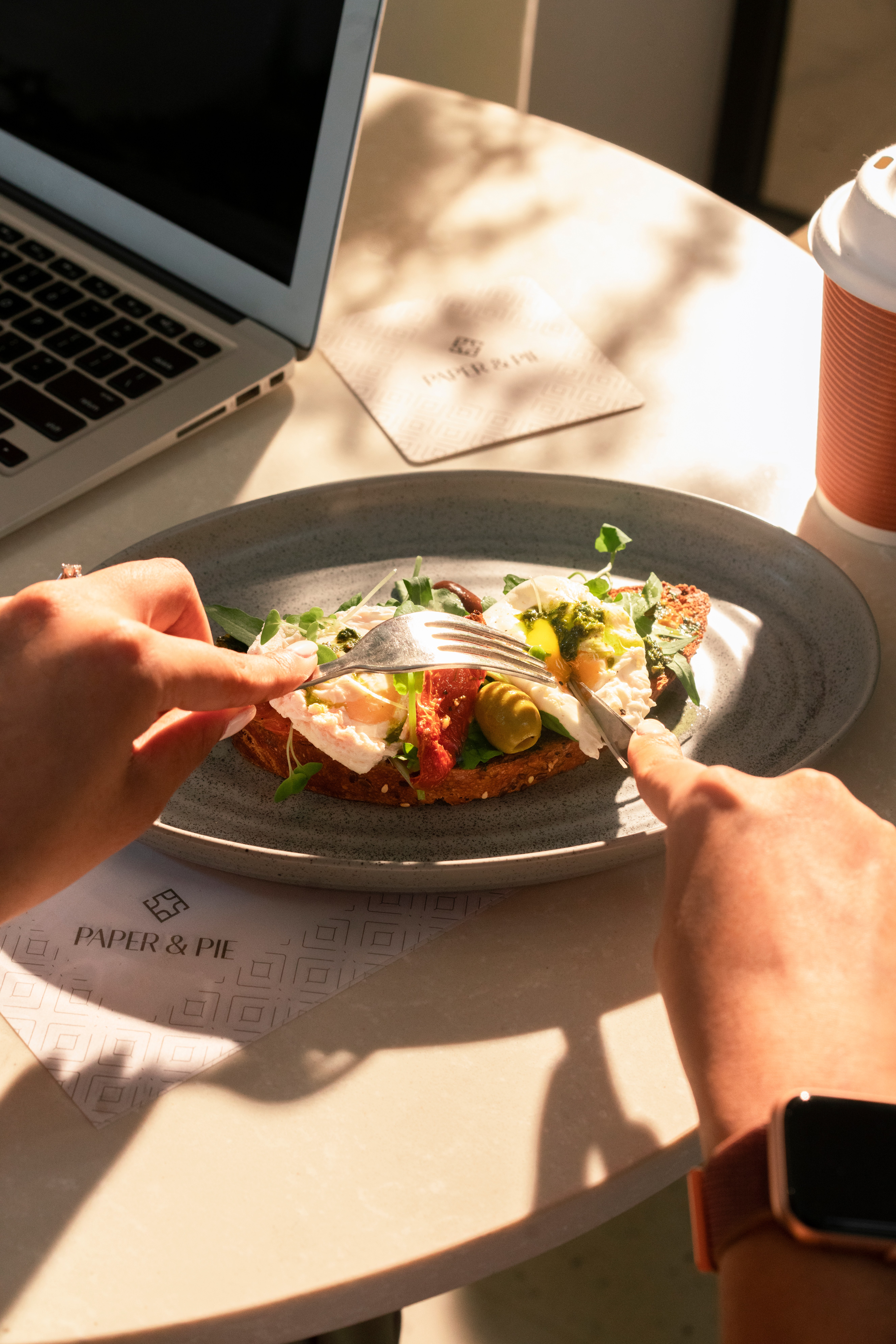 Fresh food at Paper and Pie